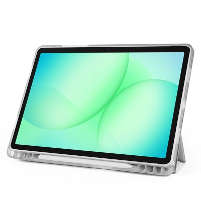 Galaxy Tab A11 Plus Case Zore Tri Folding Stand Case with Pen Compartment - 32