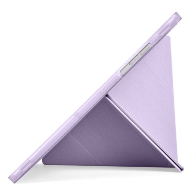 Galaxy Tab A11 Plus Case Zore Tri Folding Stand Case with Pen Compartment - 52