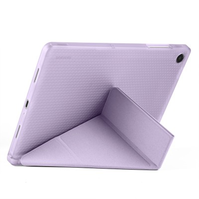 Galaxy Tab A11 Plus Case Zore Tri Folding Stand Case with Pen Compartment - 62
