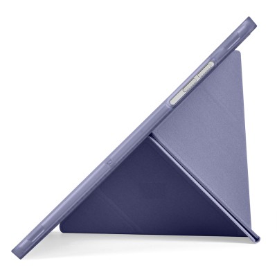 Galaxy Tab A11 Plus Case Zore Tri Folding Stand Case with Pen Compartment - 49