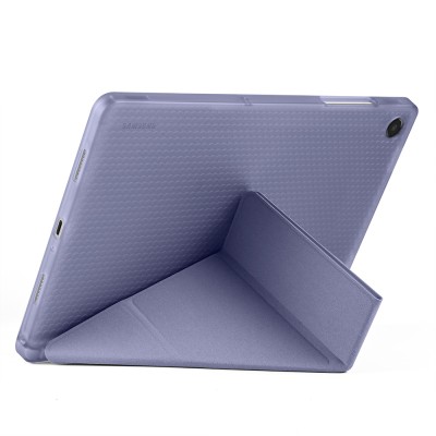 Galaxy Tab A11 Plus Case Zore Tri Folding Stand Case with Pen Compartment - 59