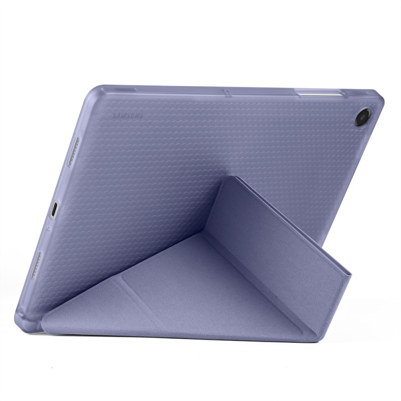 Galaxy Tab A11 Plus Case Zore Tri Folding Stand Case with Pen Compartment - 59