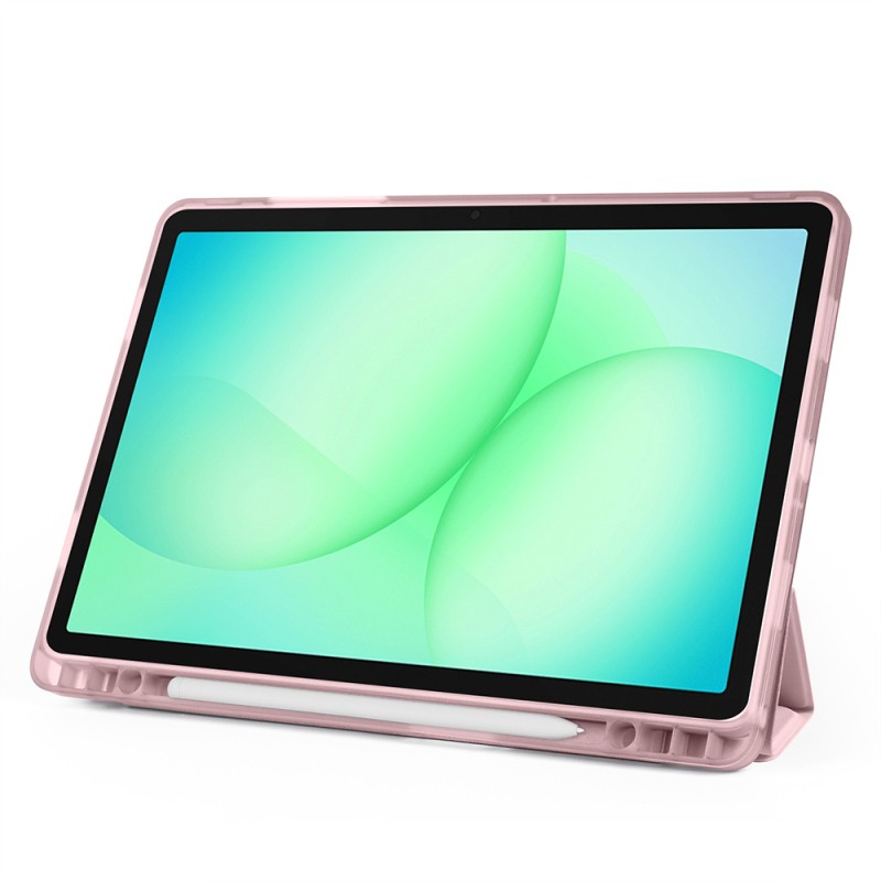 Galaxy Tab A11 Plus Case Zore Tri Folding Stand Case with Pen Compartment - 33