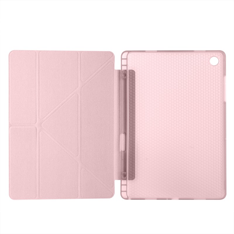 Galaxy Tab A11 Plus Case Zore Tri Folding Stand Case with Pen Compartment - 38