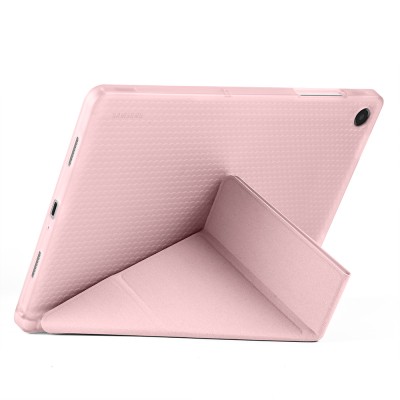 Galaxy Tab A11 Plus Case Zore Tri Folding Stand Case with Pen Compartment - 60
