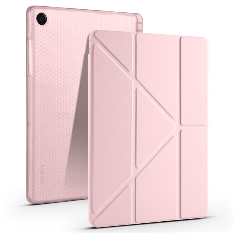 Galaxy Tab A11 Plus Case Zore Tri Folding Stand Case with Pen Compartment - 15