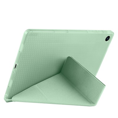 Galaxy Tab A11 Plus Case Zore Tri Folding Stand Case with Pen Compartment - 12