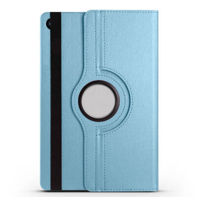 Galaxy Tab A11 Plus Zore Rotating Stand Case Blue