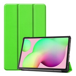 Galaxy Tab A7 Lite T225 Zore Smart Cover Stand 1-1 Case Green