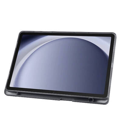 Galaxy Tab A9 Case Pen Compartment Zore Tri Folding Stand Case - 17