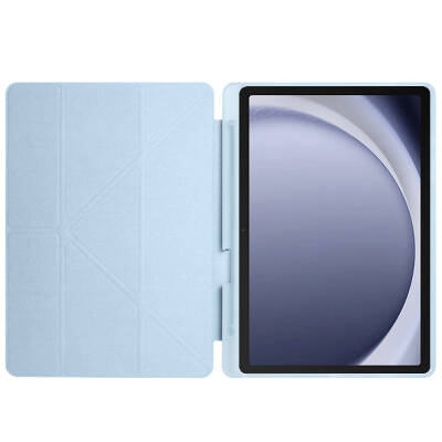Galaxy Tab A9 Case Pen Compartment Zore Tri Folding Stand Case - 9