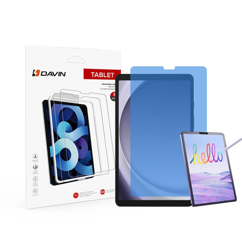 Galaxy Tab A9 Kağıt Hisli Mat ​​​​​​​​​​​​​​​Davin Paper Like Ekran Koruyucu - 1