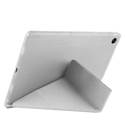 Galaxy Tab A9 Kılıf Zore Tri Folding Kalem Bölmeli Standlı Kılıf - 49