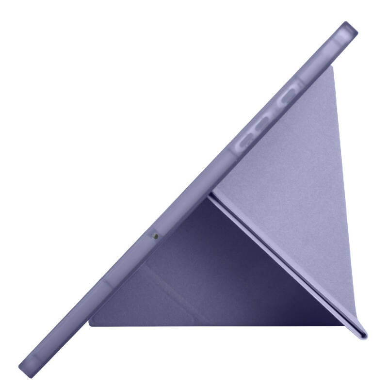 Galaxy Tab A9 Kılıf Zore Tri Folding Kalem Bölmeli Standlı Kılıf - 34