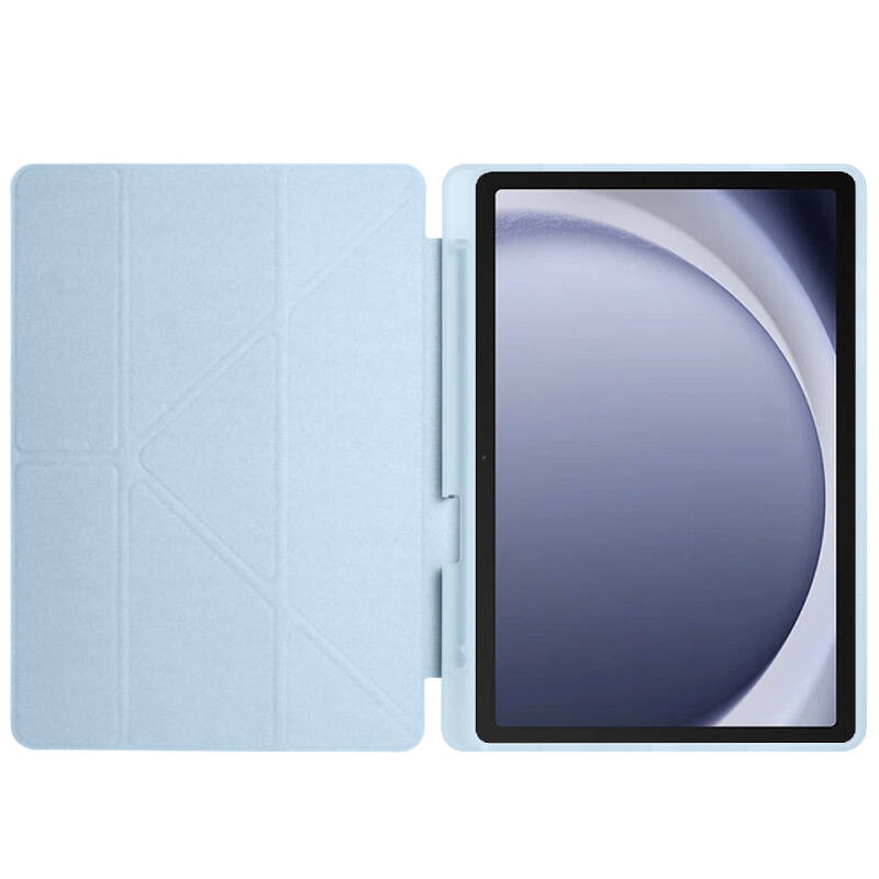 Galaxy Tab A9 Kılıf Zore Tri Folding Kalem Bölmeli Standlı Kılıf - 9