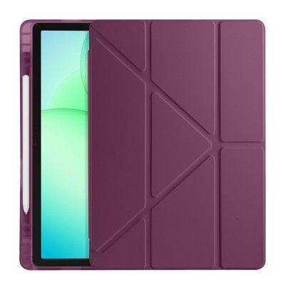 Galaxy Tab A9 Kılıf Zore Tri Folding Kalem Bölmeli Standlı Kılıf - 4
