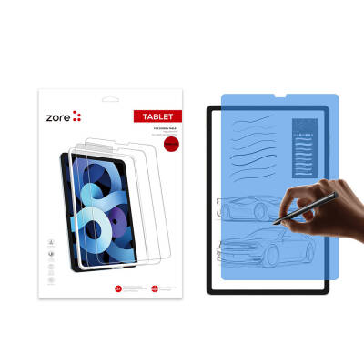 Galaxy Tab A9 Paper-Feel Matte Zore Paper-Like Screen Protector - Zore