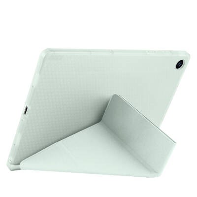Galaxy Tab A9 Plus Case Pen Compartment Zore Tri Folding Stand Case - 53