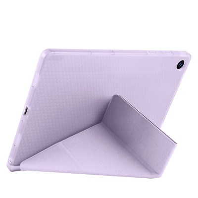 Galaxy Tab A9 Plus Case Pen Compartment Zore Tri Folding Stand Case - 11