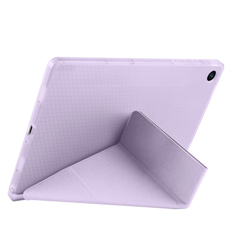 Galaxy Tab A9 Plus Kılıf Zore Tri Folding Kalem Bölmeli Standlı Kılıf - 11