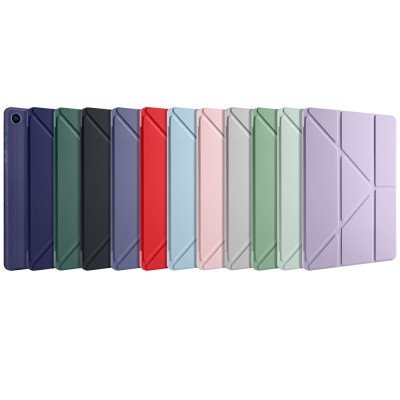 Galaxy Tab A9 Plus Kılıf Zore Tri Folding Kalem Bölmeli Standlı Kılıf - 15