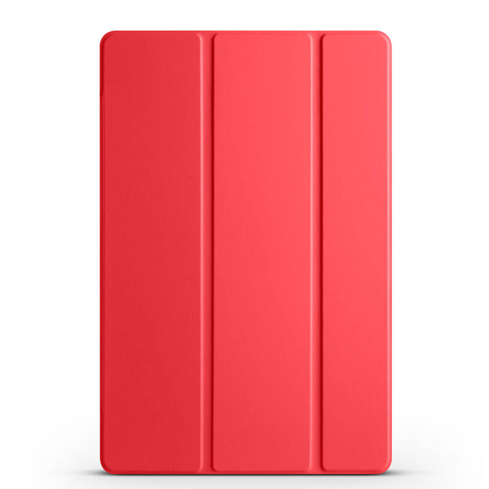 Galaxy Tab A9 Uyumlu NXXA Smart Cover Standlı 1-1 Kılıf-Kırmızı