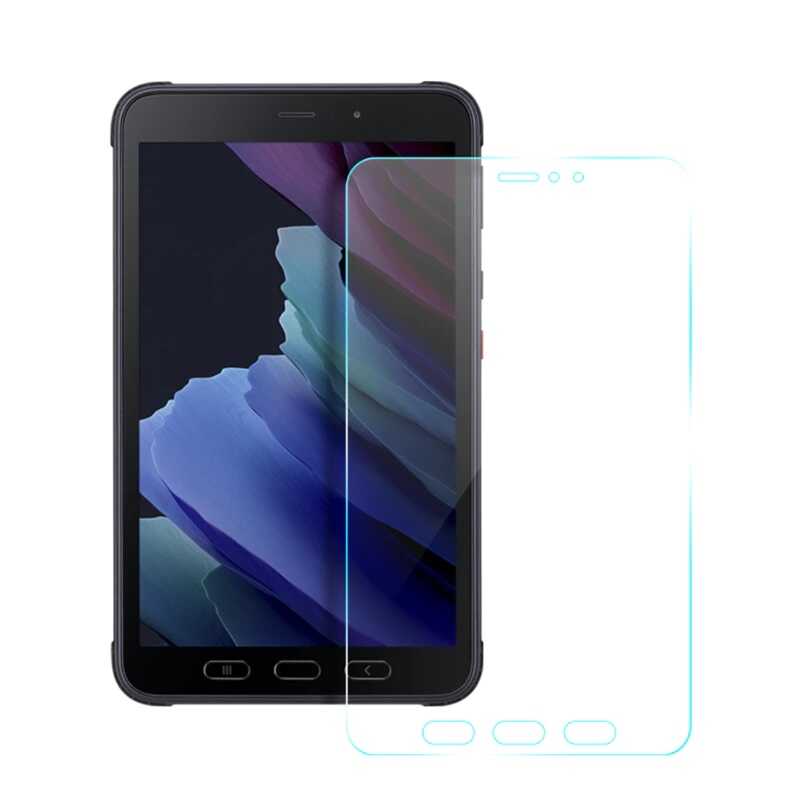 Galaxy Tab Active 3 T577 Uyumlu NXXA Tablet Temperli Cam Ekran Koruyucu-Renksiz