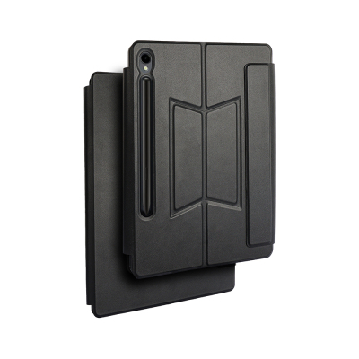 Galaxy Tab S10 FE Zore Border Keyboard Tablet Case Bluetooth Connection and Stand - Zore