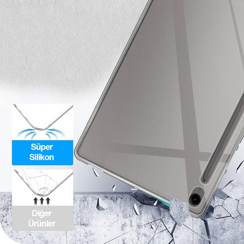 Galaxy Tab S10 Lite Case Zore Tablet Super Silicone Cover - 9