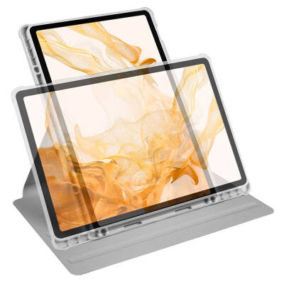 Galaxy Tab S10 Plus Case Zore Thermal Pen Case Rotatable Stand - 55