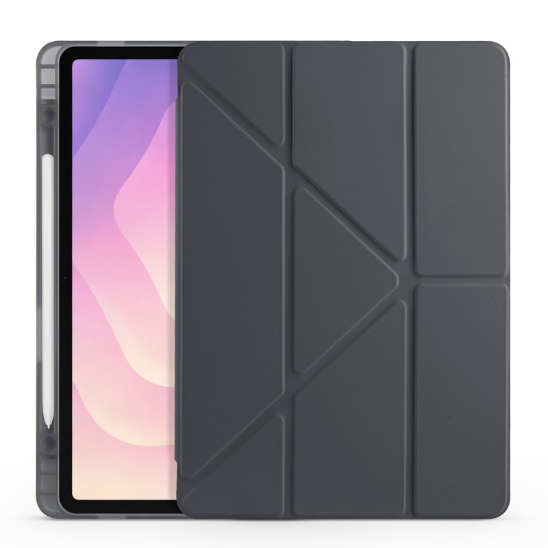 Galaxy Tab S11 Case Zore Tri Folding Stand Case with Pen Compartment - 30