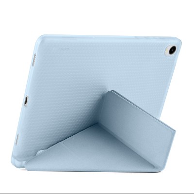 Galaxy Tab S11 Case Zore Tri Folding Stand Case with Pen Compartment - 49