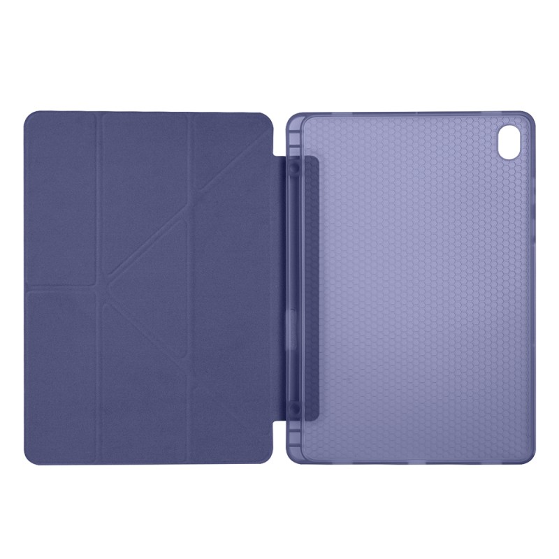 Galaxy Tab S11 Case Zore Tri Folding Stand Case with Pen Compartment - 22