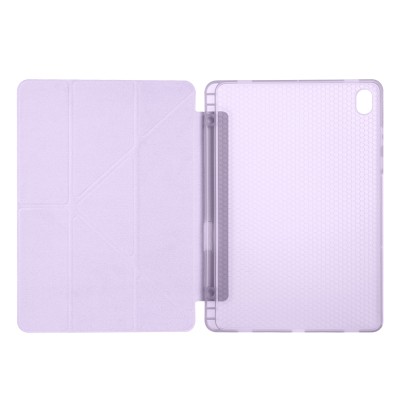 Galaxy Tab S11 Case Zore Tri Folding Stand Case with Pen Compartment - 18