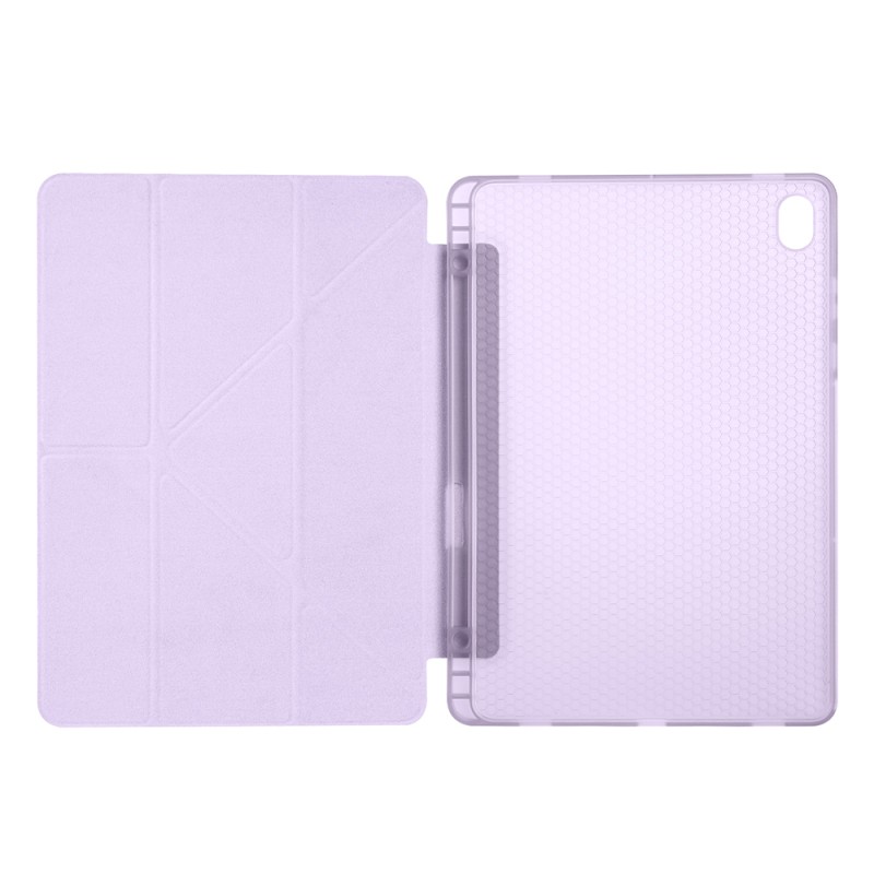 Galaxy Tab S11 Case Zore Tri Folding Stand Case with Pen Compartment - 18