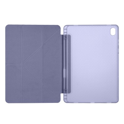 Galaxy Tab S11 Case Zore Tri Folding Stand Case with Pen Compartment - 20