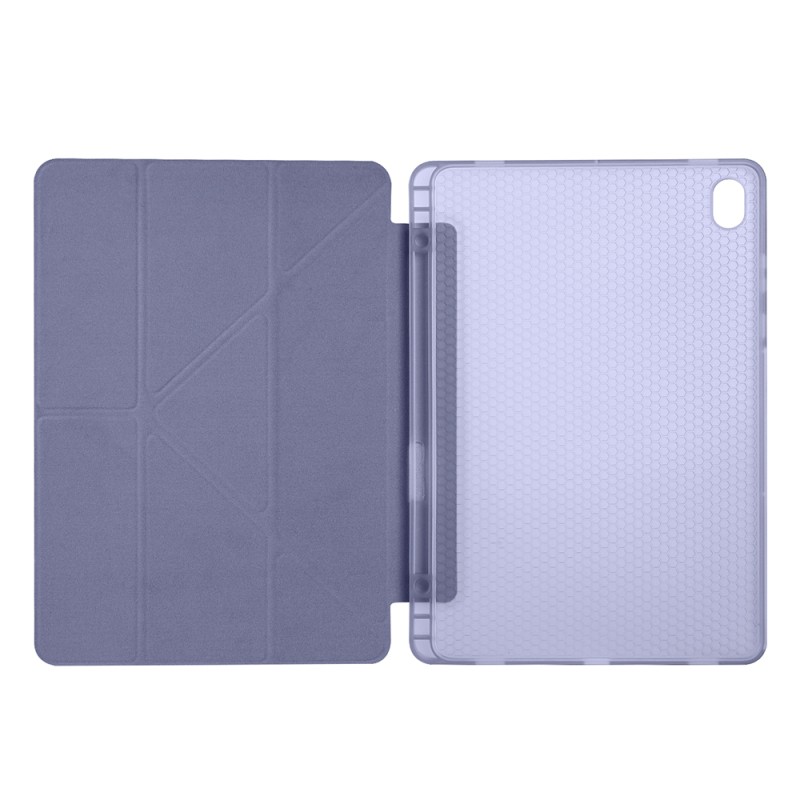 Galaxy Tab S11 Case Zore Tri Folding Stand Case with Pen Compartment - 20