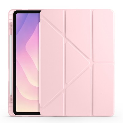 Galaxy Tab S11 Case Zore Tri Folding Stand Case with Pen Compartment - 29