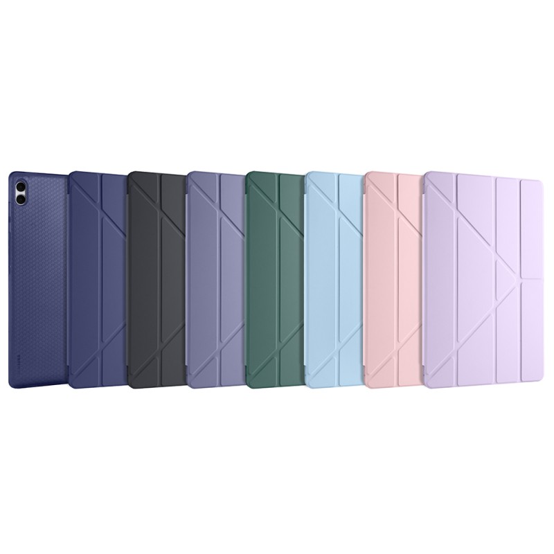 Galaxy Tab S11 Ultra Case Zore Tri Folding Stand Case with Pen Compartment - 49