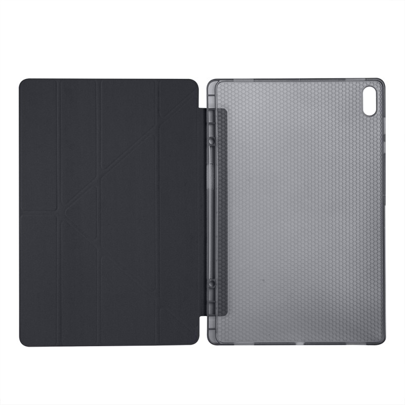 Galaxy Tab S11 Ultra Case Zore Tri Folding Stand Case with Pen Compartment - 21