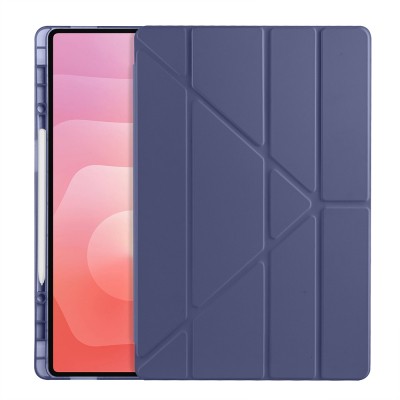 Galaxy Tab S11 Ultra Case Zore Tri Folding Stand Case with Pen Compartment - 41