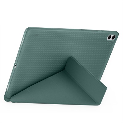 Galaxy Tab S11 Ultra Case Zore Tri Folding Stand Case with Pen Compartment - 13