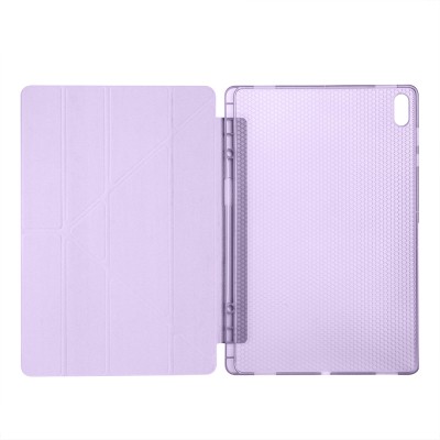Galaxy Tab S11 Ultra Case Zore Tri Folding Stand Case with Pen Compartment - 26