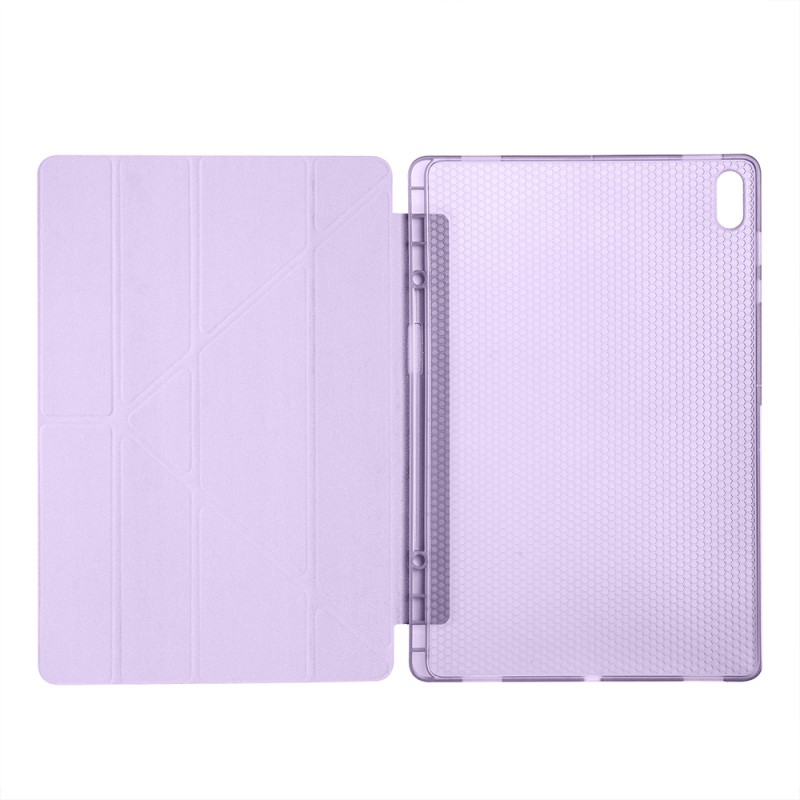Galaxy Tab S11 Ultra Case Zore Tri Folding Stand Case with Pen Compartment - 26