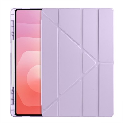 Galaxy Tab S11 Ultra Case Zore Tri Folding Stand Case with Pen Compartment - 40
