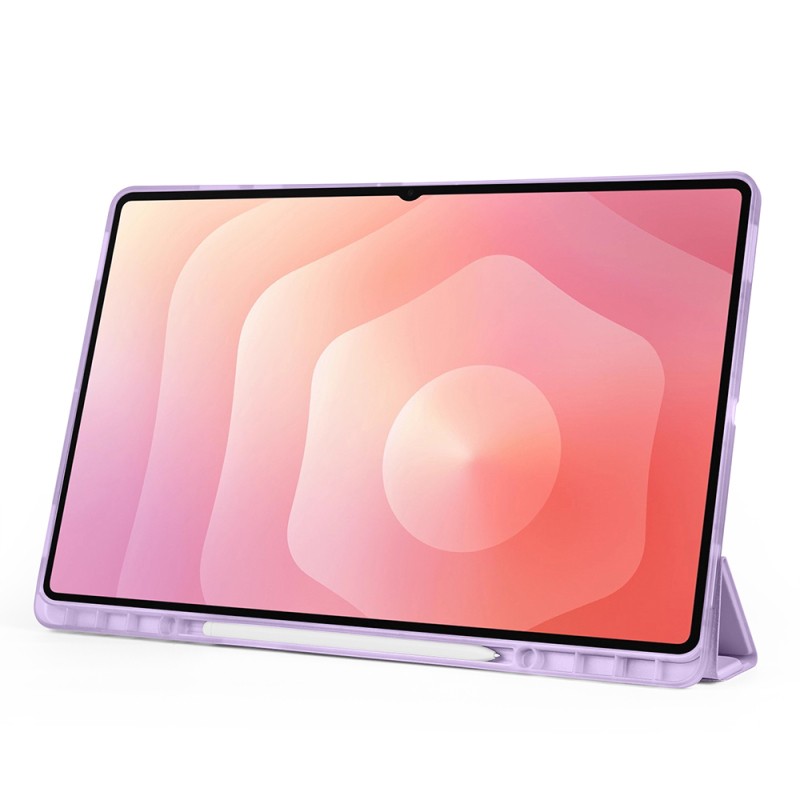 Galaxy Tab S11 Ultra Case Zore Tri Folding Stand Case with Pen Compartment - 44