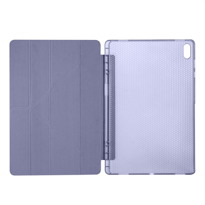 Galaxy Tab S11 Ultra Case Zore Tri Folding Stand Case with Pen Compartment - 23