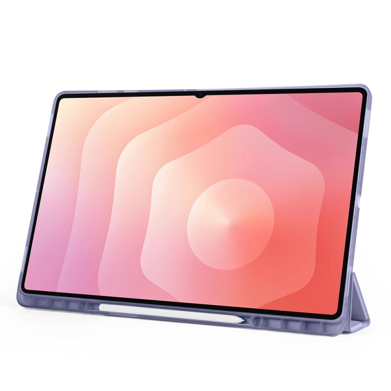 Galaxy Tab S11 Ultra Case Zore Tri Folding Stand Case with Pen Compartment - 45