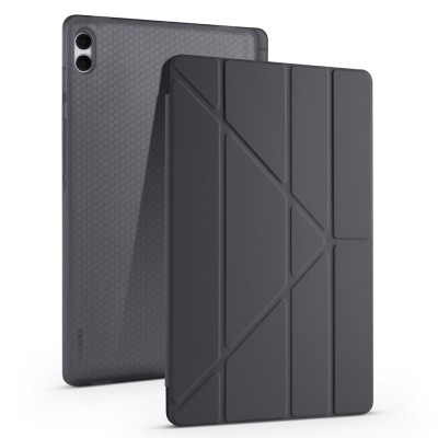 Galaxy Tab S11 Ultra Case Zore Tri Folding Stand Case with Pen Compartment - 7