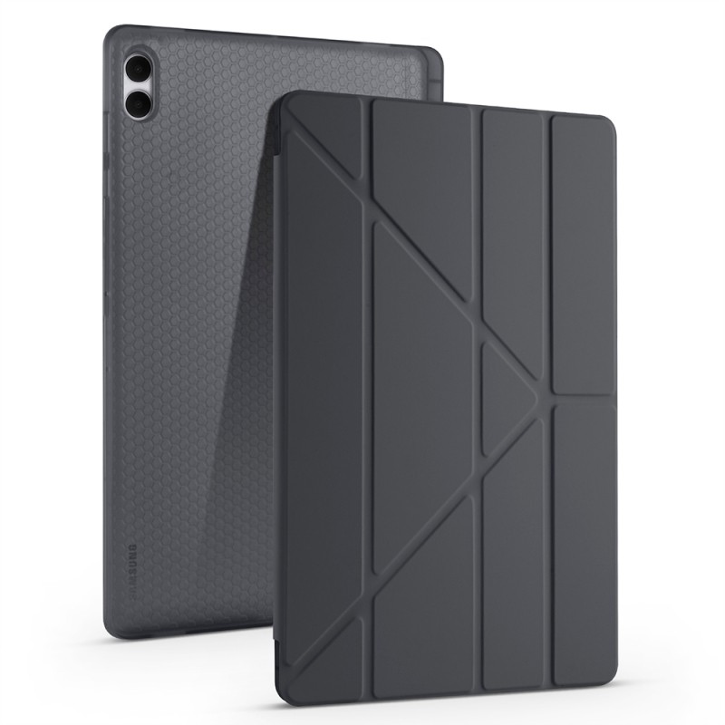 Galaxy Tab S11 Ultra Case Zore Tri Folding Stand Case with Pen Compartment - 7